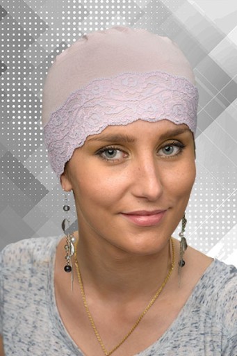 Turban Śpioszek z koronką Bambus Turbany b/1/18