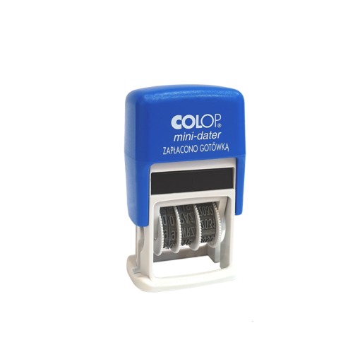 MINI DATOWNIK PIECZĄTKA AUTOMAT Colop Printer S160/L1 ZAPŁACONO GOTÓWKĄ