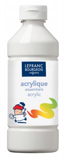FARBA AKRYLOWA 500ML BIAŁA LB 188537 LEFRANC BOURGEOIS