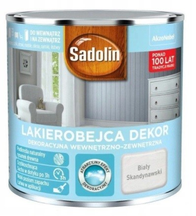 SADOLIN DEKOR 1L BIAŁY SKANDYNAWSKI