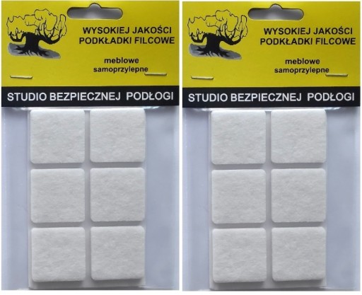 ZESTAW FILC POD MEBLE KRZESŁA PODKŁADKI FILCOWE