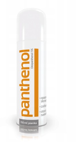 Panthenol pianka na oparzenia słoneczna 150ml