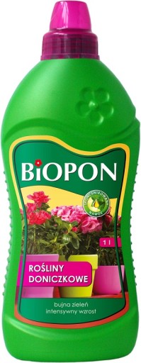 Nawóz do DONICZKOWYCH ROŚLIN płynny do doniczek pojemików BiOPON - 1L