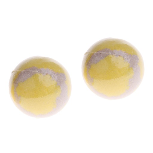 2 Pieces 100g Women Bubble Bath Salt Yellow