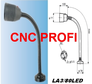 Lampa maszynowa LED 24V L80 cm CNC