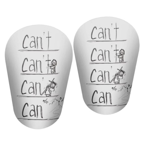 2 Pieces Mini Soccer Shin Guards Football Training Shin XS White Black