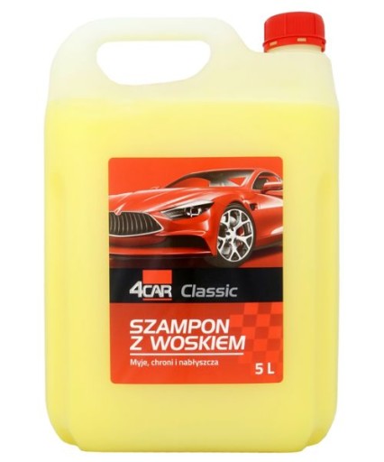 Szampon z woskiem 5 l 4Car
