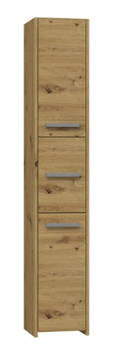 SZAFKA ŁAZIENKOWA SŁUPEK REGAŁ S33 DĄB ARTISAN