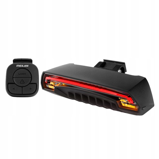 LAMPKA ROWEROWA ŚWIATŁO OŚWIETLNIE na TYŁ LED USB