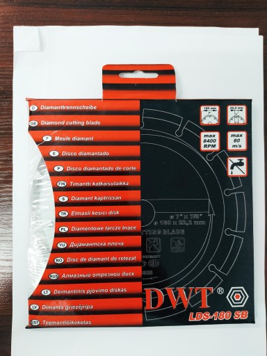 Tarcza diamentowa DWT seg. do betonu zbrojonego