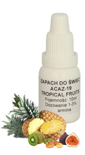 ZAPACH DO ŚWIEC PARAFINY TROPICAL FRUIT 10 ML