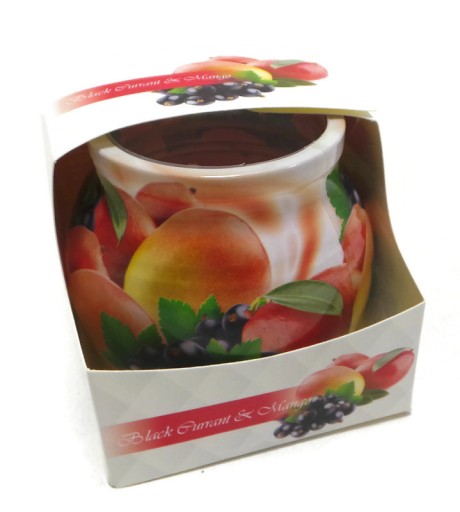ŚWIECZKA ŚWIECA ZAPACHOWA W SZKLE PORZECZKA MANGO
