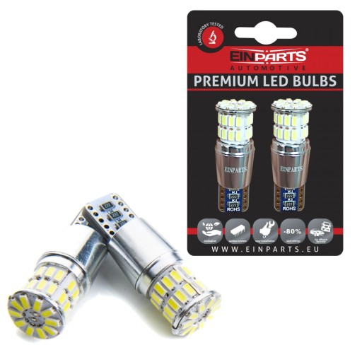 2x MOCNA ŻARÓWKA LED W5W z CANBUS Postojowa 6000K