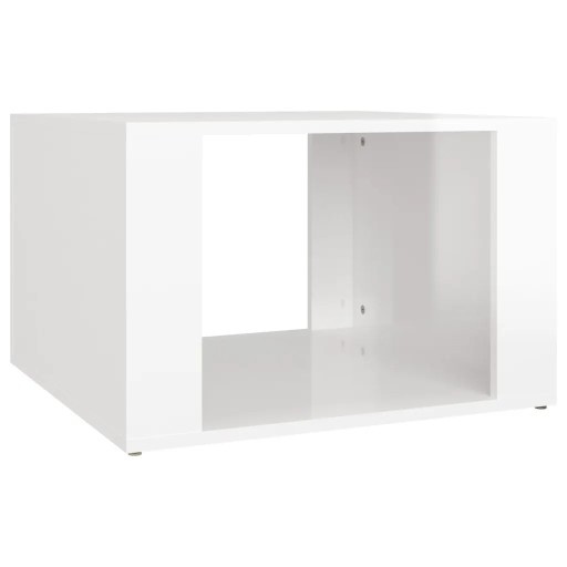 Szafka nocna drewnopochodna biała 57x55x36 cm