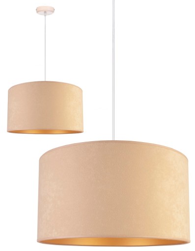 LAMPA WISZĄCA SUFITOWA ŻYRANDOL ABAŻUR NOWOCZESNY