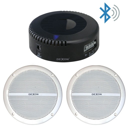 DEXON GŁOŚNIKI Z BLUETOOTH DO KUCHNI ŁAZIENKI