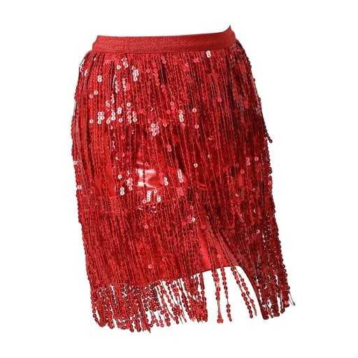 Cekinowa spódnica z frędzlami Boho Fashion Cekiny