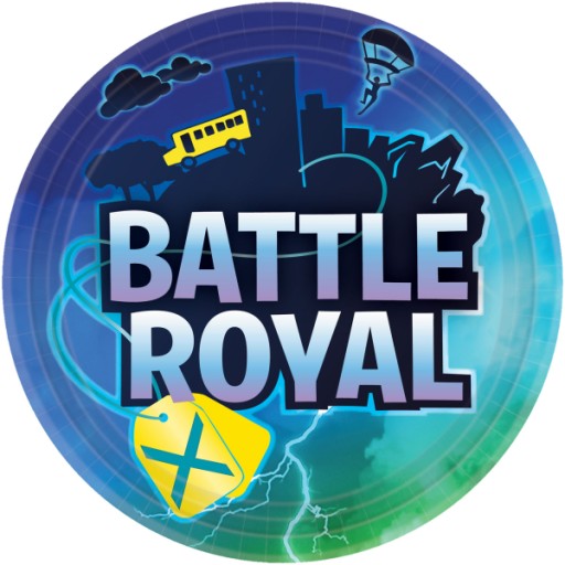Talerzyki Battle Royal 8 szt. 23 cm Gra