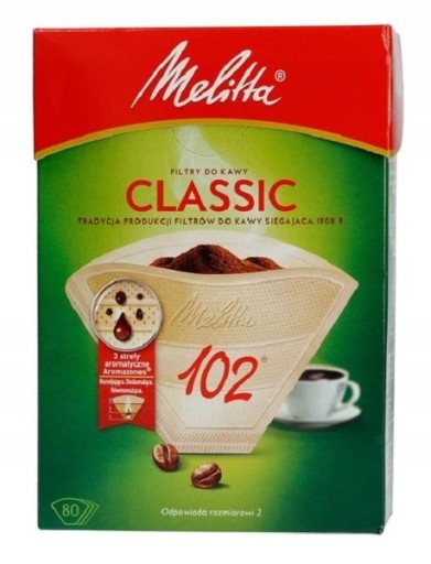 Melitta Classic filtry papierowe - 102 - 80szt.