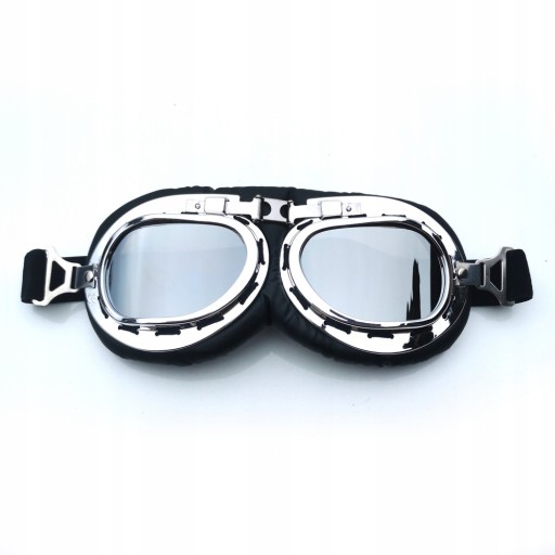 Gogle motocrossowe w stylu retro