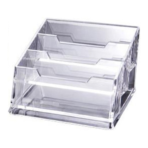 Etui na wizytówki Stojak na wizytówki Etui na karty do ekspozycji na biurku 3 siatki