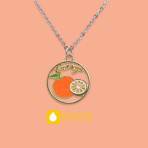 Fruit Necklace Colored Alloy Pendant Ladies