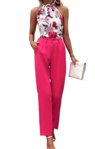 EMERY ROSE KOMPLET BLUZKA I SPODNIE WZÓR M 1M6B