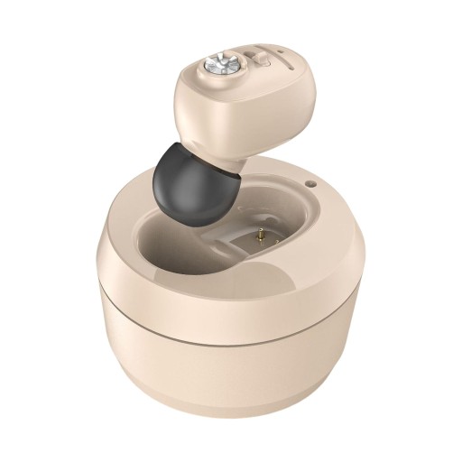 Rechargeable Digital Enhancer Sound Voice Beige