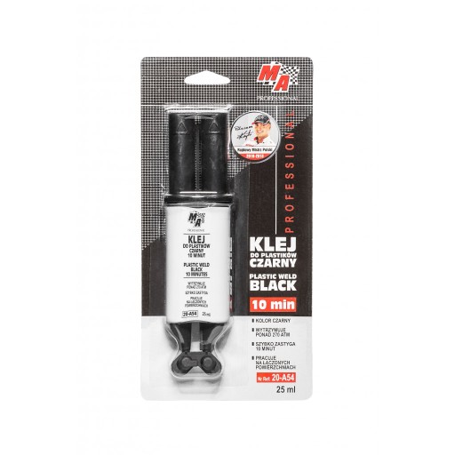 KLEJ DO PLASTIKOW CZARNY STRZYKAWKA 25ML
