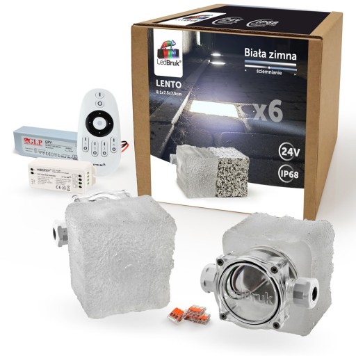 6x Kostka Brukowa LED LedBruk 24V Lento BZ 5300K