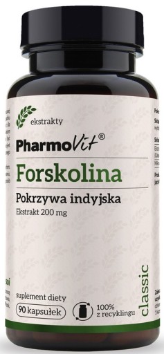 PHARMOVIT POKRZYWA IINDYJSKA FORSKOLINA 90 SPALACZ