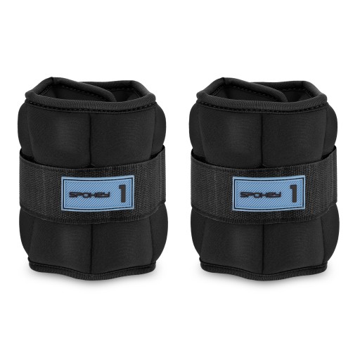 Obciążenia ciężarki na ręce nogi na rzep 2x 1kg neoprenowe
