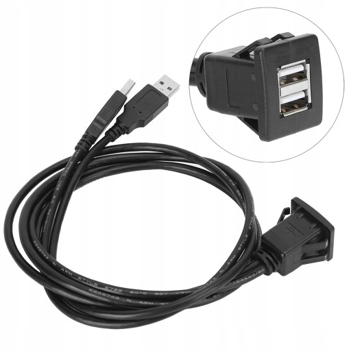 Przedłużacz USB 2.0 Podwójny interfejs