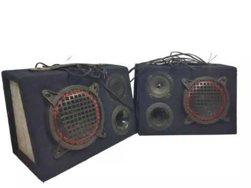 GŁOŚNIKI STEREO CZARNE STAN BARDZO DOBRY