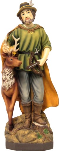 Figurka Św. Hubert PATRON MYŚLIWYCH 12cm H107-12