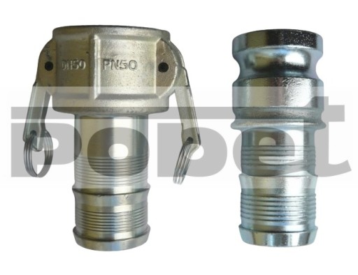 Złączka CAMLOCK DO WĘŻA FI 50 (DN50) / KOMPLET