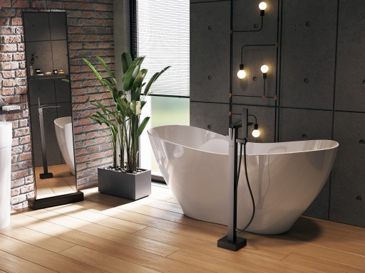Wanna wolnostojąca Besco Viya 160x70 cm+KLIK KLAK