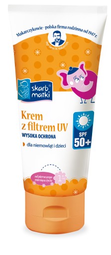 Skarb Matki Krem z filtrem UV na lato SPF 50, 75ml