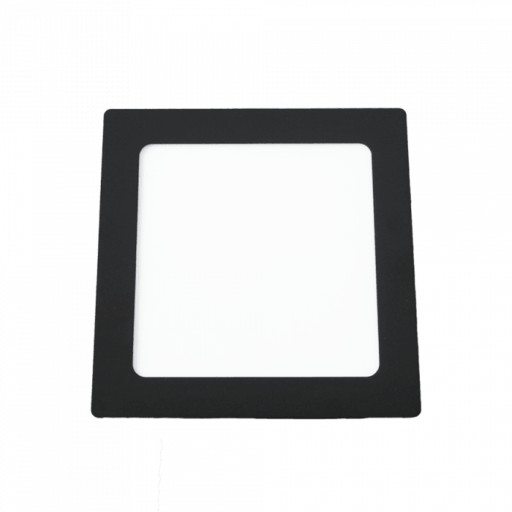 Oprawa podtynkowa kwadratowa czarna 167x167 12W 4000K 900lm