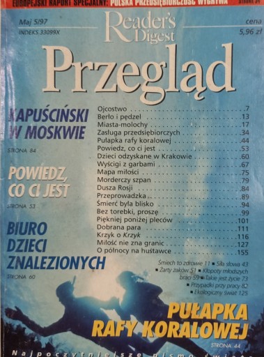 Przegląd Reader's Digest 5/97
