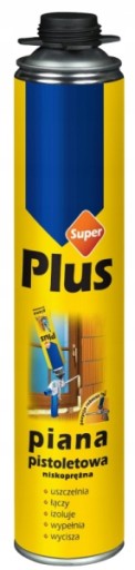 PIANKA PISTOLETOWA NISKOPRĘŻNĄ WIELOSEZONOWA 750ML SUPER PLUS TYTAN
