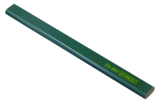 STANLEY Ołówek murarski zielony 176mm 4H 03-851