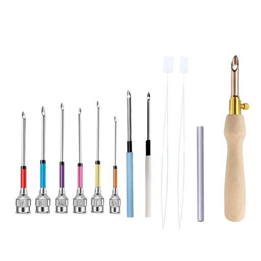 12 DIY Embroidery Kit Punch Pen