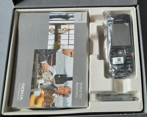 Nokia e50 100% NOWY Oryginał Czarna Bez sim loka Telefon Komórkowy Unikat