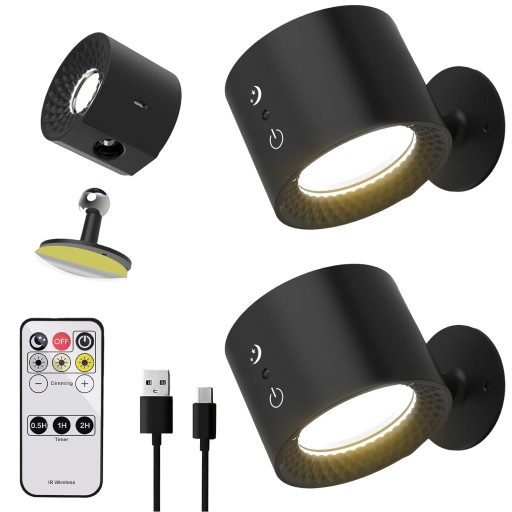 2×LAMPA ŚCIENNA LED KINKIET DO CZYTANIA WŁĄCZNIK 5W