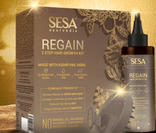 Zestaw do wzrostu włosów Sesa Ayurvedic Regain 2 etapy ważności 08/2026