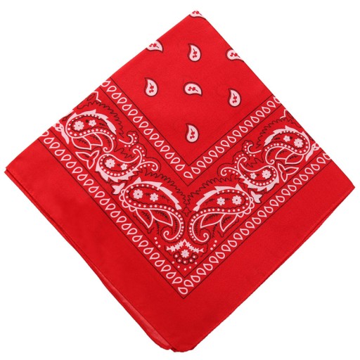 BANDAMKA BANDANA CHUSTKA CHUSTA BANDAMA CZERWONA
