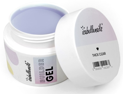 ŻEL BUDUJĄCY DO PAZNOKCI PRZEDŁUŻANIA - THICK CLEAR - 50 G ISABELLENAILS