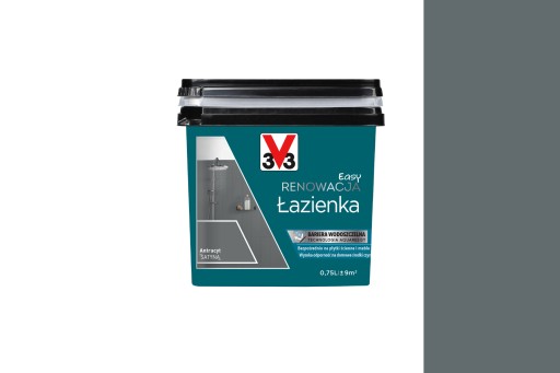 EASY RENOWACJA V33 ŁAZIENKA ANTRACYT 0,75L