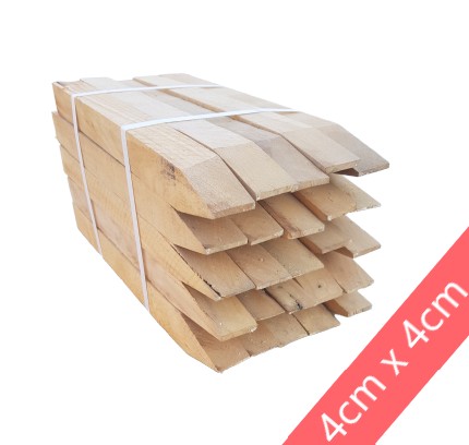 Paliki drewniane geodezyjne 60 cm 4X4 GRUBE *BUK*